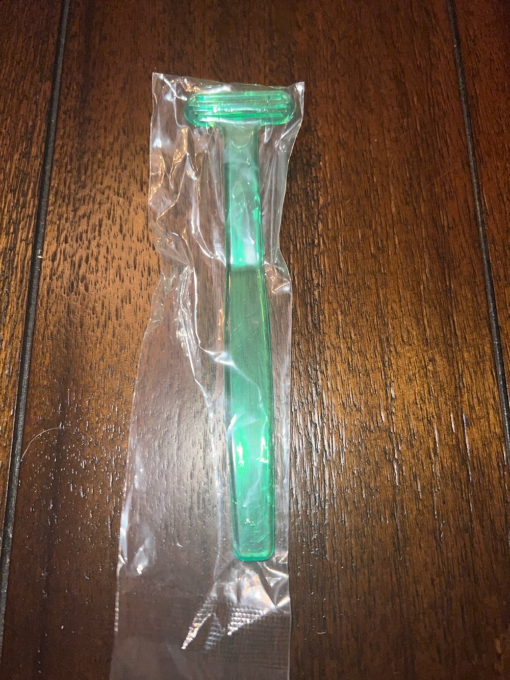 Green Plastic Tongue Scraper Cleaner